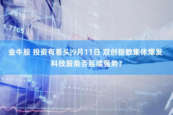 金牛股 投资有看头|9月11日 双创指数集体爆发 科技股能否延续强势？