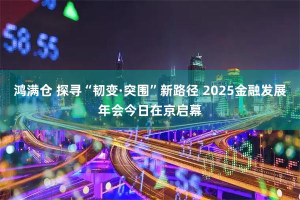 鸿满仓 探寻“韧变·突围”新路径 2025金融发展年会今日在京启幕