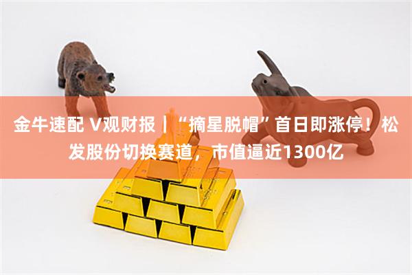 金牛速配 V观财报｜“摘星脱帽”首日即涨停！松发股份切换赛道，市值逼近1300亿